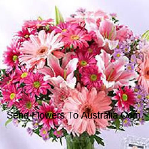 Assorted Flowers In A Vase