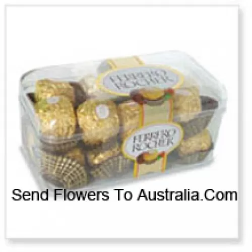 16 stuks Ferrero Rocher (Dit product moet vergezeld worden van bloemen)