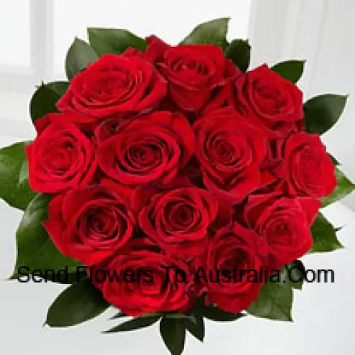 Mazzo di 11 rose rosse